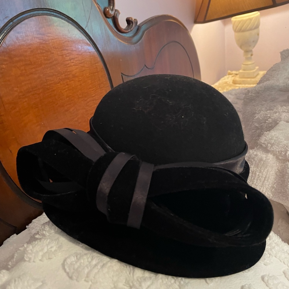 Beautiful felt and satin hat